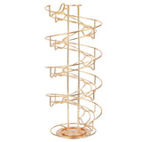 Coffee Capsule Holder 360 Degree Rotating Coffee Pod Storage Rack for DOLCE/ESPRESSO/CAFFITALYL Gold