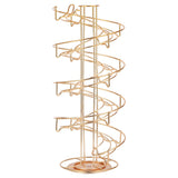Coffee Capsule Holder 360 Degree Rotating Coffee Pod Storage Rack for DOLCE/ESPRESSO/CAFFITALYL Gold