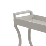 Coffee Bar Storage Rack Double Layer Cabinet Shelf Stainless Steel Countertop Organizer with Handles White 50cm / 19.7in In Australia - Darrahopens