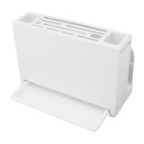 Multifunctional Knife Holder Wall Mounted Countertop White Magnetic Chopstick Holder Timer Kitchen Knife Holder for Home Kitchen Restaurant