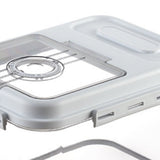 Rice Container Bucket 7500g Plastic Sealed Rice Dispenser Bin with Magnetic Lid for Kitchen Dry Food Pet Food Storage In Australia - Darrahopens