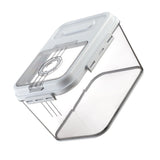 Rice Container Bucket 7500g Plastic Sealed Rice Dispenser Bin with Magnetic Lid for Kitchen Dry Food Pet Food Storage