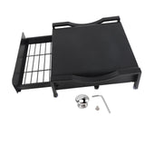 Cup Holder Sliding Tray Display Multi Functional Storage Drawer Maker Stand Tray for Home Black S