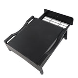 Cup Holder Sliding Tray Display Multi Functional Storage Drawer Maker Stand Tray for Home Black S