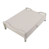 Cup Holder Sliding Tray Display Multi Functional Storage Drawer Maker Stand Tray for Home White S