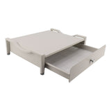 Cup Holder Sliding Tray Display Multi Functional Storage Drawer Maker Stand Tray for Home White S