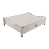 Cup Holder Sliding Tray Display Multi Functional Storage Drawer Maker Stand Tray for Home White S