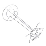 Cooking Utensils Holder Stainless Steel Multifunctional Kitchen Countertop Cooking Utensil Hanging Organizer Rack for Spoon Spatula Soup Ladle Type 2