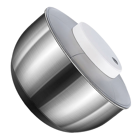 Electric Large Salad Spinner Stainless Steel 4500ml Efficiency Salad Spinner for Drying Leafy Vegetables Fruit In Australia - Darrahopens