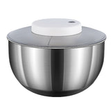 Electric Large Salad Spinner Stainless Steel 4500ml Efficiency Salad Spinner for Drying Leafy Vegetables Fruit In Australia - Darrahopens