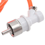 Soda Adapter Hose Kit with Gauge G1/2 Measure Pressure Soda Machine Pressure Gauge for Water Machine