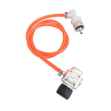 Soda Adapter Hose Kit with Gauge G1/2 Measure Pressure Soda Machine Pressure Gauge for Water Machine