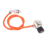 Soda Adapter Hose Kit with Gauge G1/2 Measure Pressure Soda Machine Pressure Gauge for Water Machine