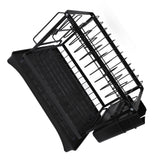Dish Drying Rack Iron Multipurpose 2 Tier Cutlery Holder Small Dinnerware Drainer Chopsticks Cutlery Countertop Drying Rack Black