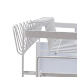 Dish Drying Rack Iron Multipurpose 2 Tier Cutlery Holder Small Dinnerware Drainer Chopsticks Cutlery Countertop Drying Rack White In Australia - Darrahopens