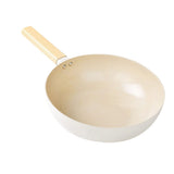 Nonstick Frying Pan Skillet Aluminum Alloy Thickened 28cm Wooden Handle Coating Cooking Omelette Pan