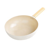 Nonstick Frying Pan Skillet Aluminum Alloy Thickened 28cm Wooden Handle Coating Cooking Omelette Pan