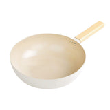 Nonstick Frying Pan Skillet Aluminum Alloy Thickened 28cm Wooden Handle Coating Cooking Omelette Pan