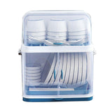 Dish Bowl Drying Rack Dustproof Sturdy Durable Multifunctional Dishes Drying Organizer Rack with Lid for Kitchen In Australia - Darrahopens