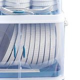 Dish Bowl Drying Rack Dustproof Sturdy Durable Multifunctional Dishes Drying Organizer Rack with Lid for Kitchen In Australia - Darrahopens