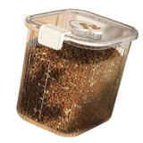 Pet Food Storage Container Airtight PET Large Capacity with Lid Cat Dog Food Bin for Home Pet Supplies
