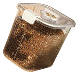 Pet Food Storage Container Airtight PET Large Capacity with Lid Cat Dog Food Bin for Home Pet Supplies