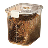 Pet Food Storage Container Airtight PET Large Capacity with Lid Cat Dog Food Bin for Home Pet Supplies