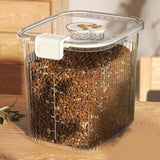 Pet Food Storage Container Airtight PET Large Capacity with Lid Cat Dog Food Bin for Home Pet Supplies