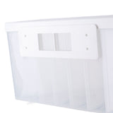 22lb Wall Mounted Dry Food Dispenser Airtight Grain Dispenser Box Rice Grain Storage Container with Measuring Cup for Home Kitchen