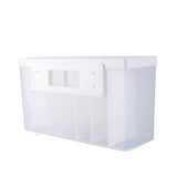 22lb Wall Mounted Dry Food Dispenser Airtight Grain Dispenser Box Rice Grain Storage Container with Measuring Cup for Home Kitchen