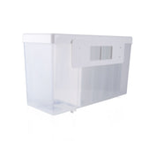 22lb Wall Mounted Dry Food Dispenser Airtight Grain Dispenser Box Rice Grain Storage Container with Measuring Cup for Home Kitchen
