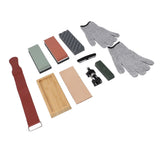 Knives Sharpening Stone Set 400 1000 3000 8000 Grit Fixed Angle Design Whetstone Sharpener Set for Outdoor Home Use In Australia - Darrahopens