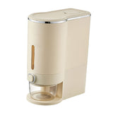 Rice Storage Box Large Capacity Perfect Sealing Moisture Resistant Press Type Kitchen Rice Dispenser Container