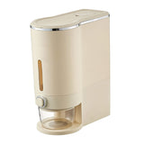 Rice Storage Box Large Capacity Perfect Sealing Moisture Resistant Press Type Kitchen Rice Dispenser Container