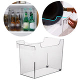 Clear Kitchen Organizer Bin Space Saving Multifunctional U Shaped Clear Containers Bin for Pot Lids In Australia - Darrahopens