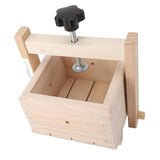 9pcs Wooden Tofu Mould Tofu Press Stencil Mould Maker DIY Tofu Making Tool for Household Use Type 5(8.3 X 8.3 X 3.5in)