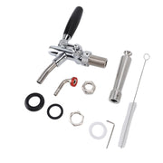 Stout Beer and Coffee Faucet Stainless Steel Turbo Draft Faucet Reduce Beer Foam Adjustable for Stout Beer Coffee Beverage