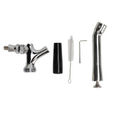 Beer Faucet Stainless Steel Draft Beer Keg Tap Turbocharged Less Foam Fits for Beer Tower Beer Shank In Australia - Darrahopens