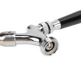 Beer Faucet Stainless Steel Draft Beer Keg Tap Turbocharged Less Foam Fits for Beer Tower Beer Shank