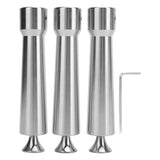 Beer Foam Reduce Connector 304 Stainless Steel Turbo Beer Tap Foam Reduce Tube for Beer Dispensing