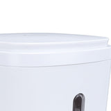 8L Vacuum Rice Storage Container Large Capacity USB Rechargeable Portable Handle Sealed Rice Storage Bin with Measuring Cup for Home Kitchen White In Australia - Darrahopens