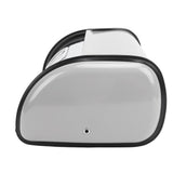 Metal Bread Box Mirrored Iron Bread Storage Holder Keeper Container Bin with Window for Kitchen Countertop Grey