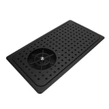 Cup Washer Stainless Steel High Pressure Pitcher Rinser Glass Cleaning Tool with Drain Tray for Home Bar Coffee Shop Restaurant