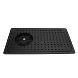 Cup Washer Stainless Steel High Pressure Pitcher Rinser Glass Cleaning Tool with Drain Tray for Home Bar Coffee Shop Restaurant