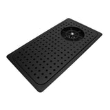 Cup Washer Stainless Steel High Pressure Pitcher Rinser Glass Cleaning Tool with Drain Tray for Home Bar Coffee Shop Restaurant