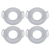 Microwave Cool Plate Spill Proof Microwave Bowl Carrying Tray with Handles for Bowls Plates Microwave Meals