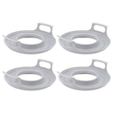 Microwave Cool Plate Spill Proof Microwave Bowl Carrying Tray with Handles for Bowls Plates Microwave Meals