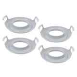 Microwave Cool Plate Spill Proof Microwave Bowl Carrying Tray with Handles for Bowls Plates Microwave Meals