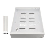 Pull Out Cabinet Organizer Carbon Steel Stretchable Noiseless 3 Sideline Rails Slide Out Storage Drawer for Kitchen
