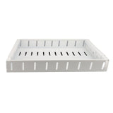 Pull Out Cabinet Organizer Expandable Adhesive Cabinet Slide Out Drawer for Pantry Closet White